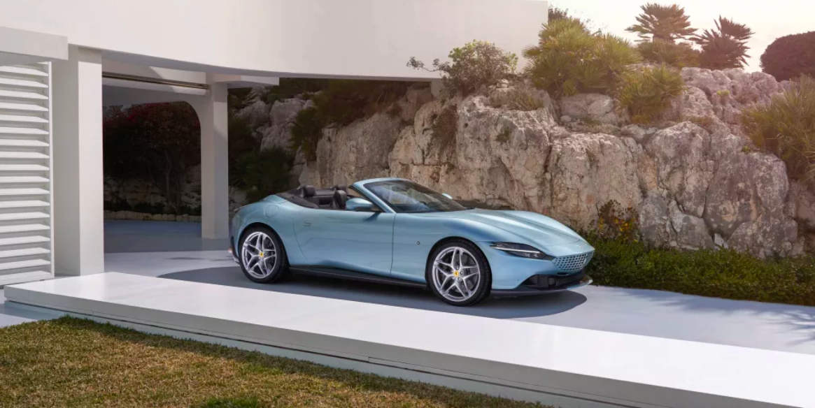 Ferrari takes the top off its glamorous Roma to create its newest Spider