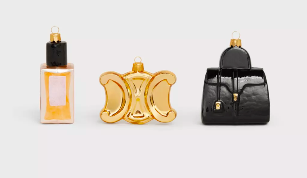 Christmas baubles for fashion fans, from Dior to Prada