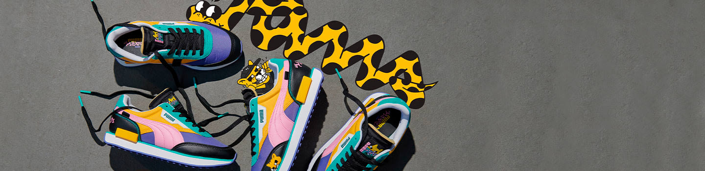 Puma has launched a collaboration with French artist Bokou