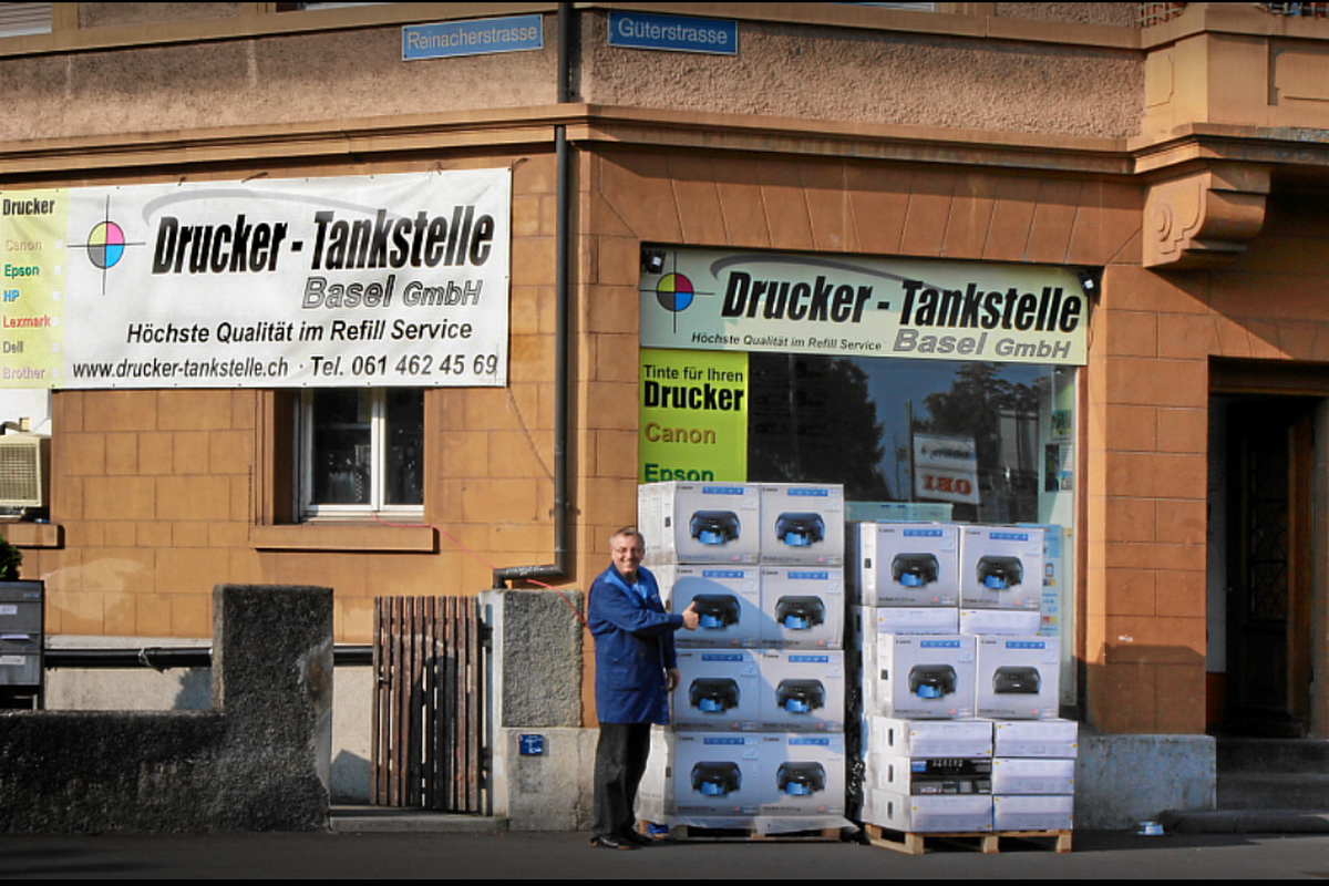 Drucker-Tankstelle Basel 