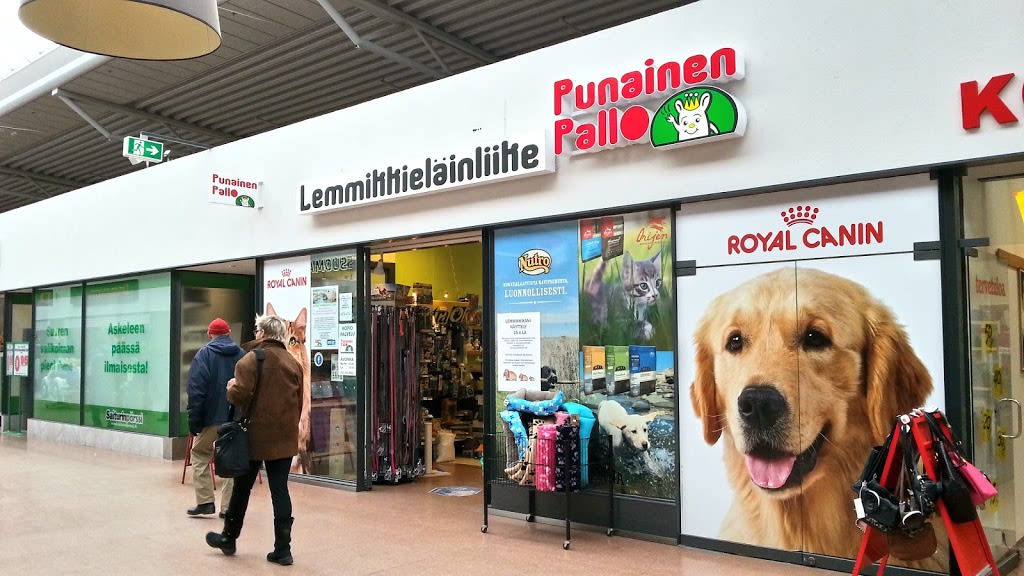 Lemmikkieläinliike Punainen Pallo