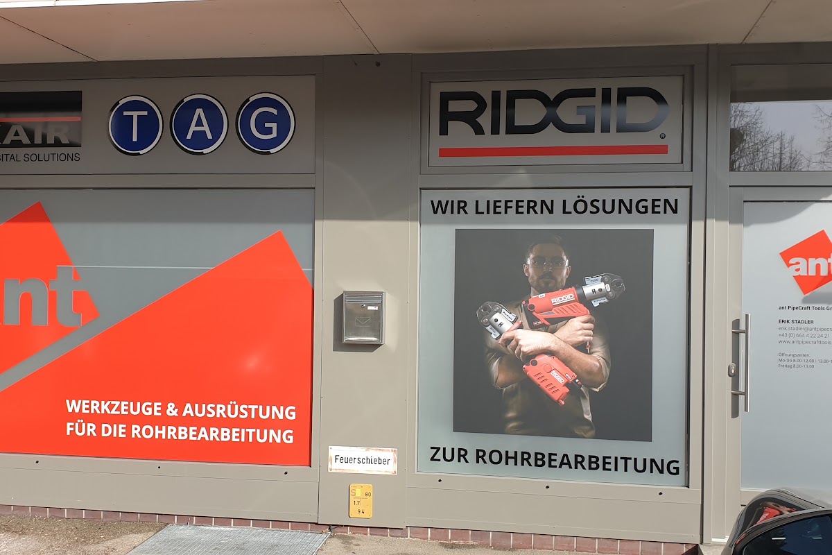 ant PipeCraftTools Werkzeuge und Ausrüstung für die Rohrbearbeitung