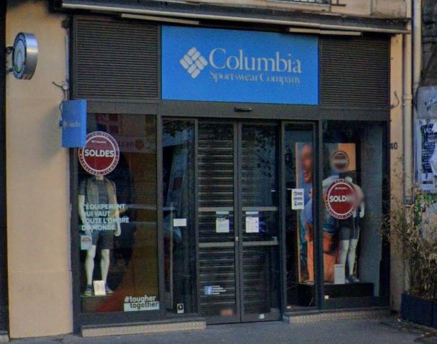 Columbia Sportswear boutique Paris