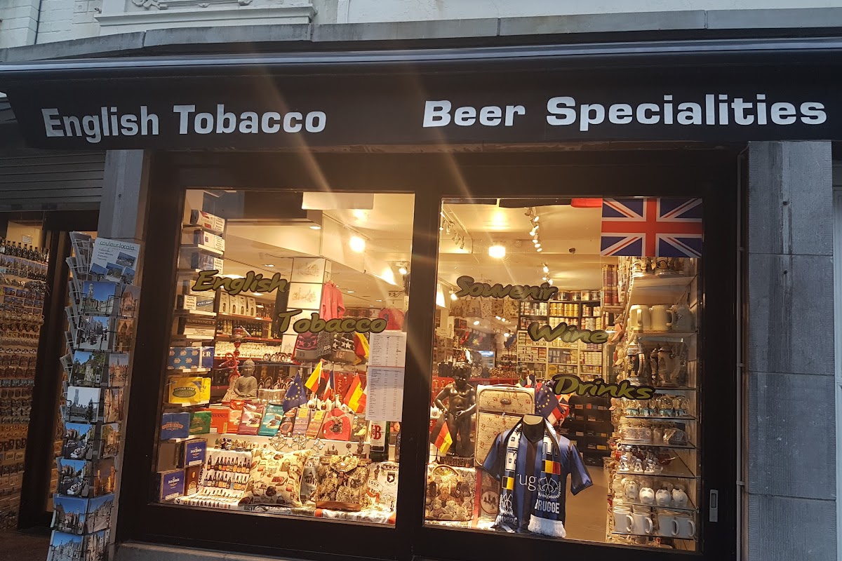 English Tobacco Belgian Beers and Souvenirs