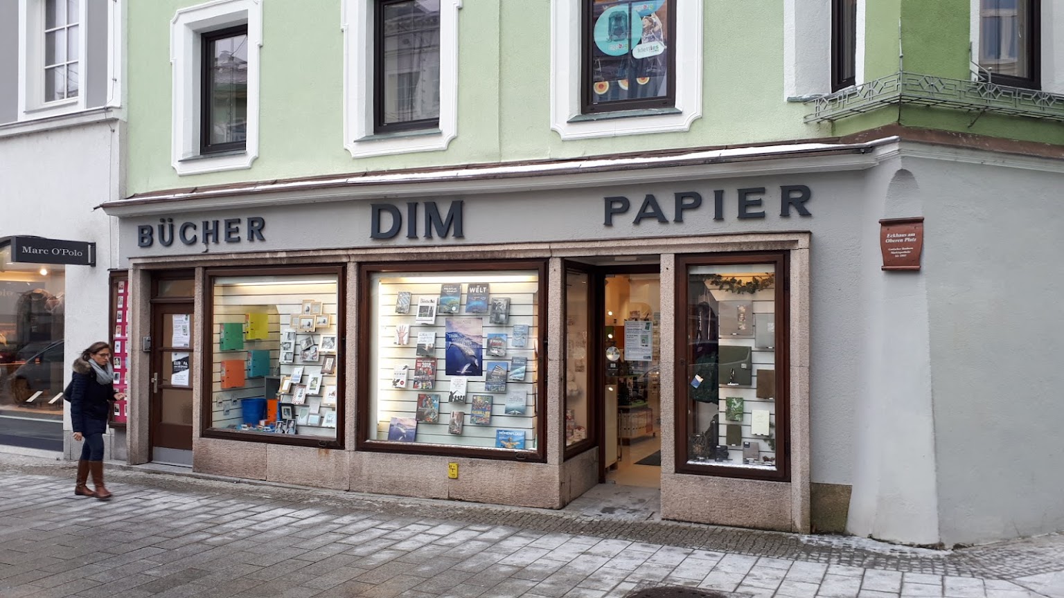Franz Dim , Papier- und Buchhandlung